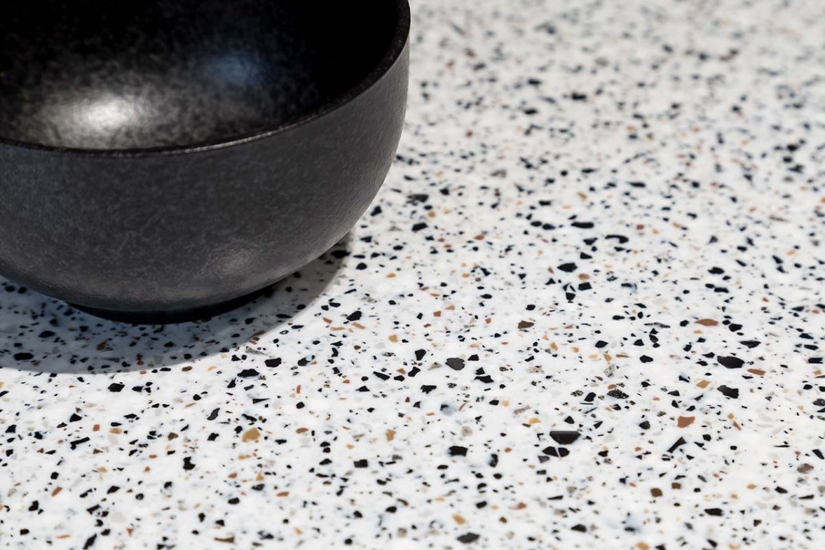 Столешница grandex terrazzo Bianco j-510