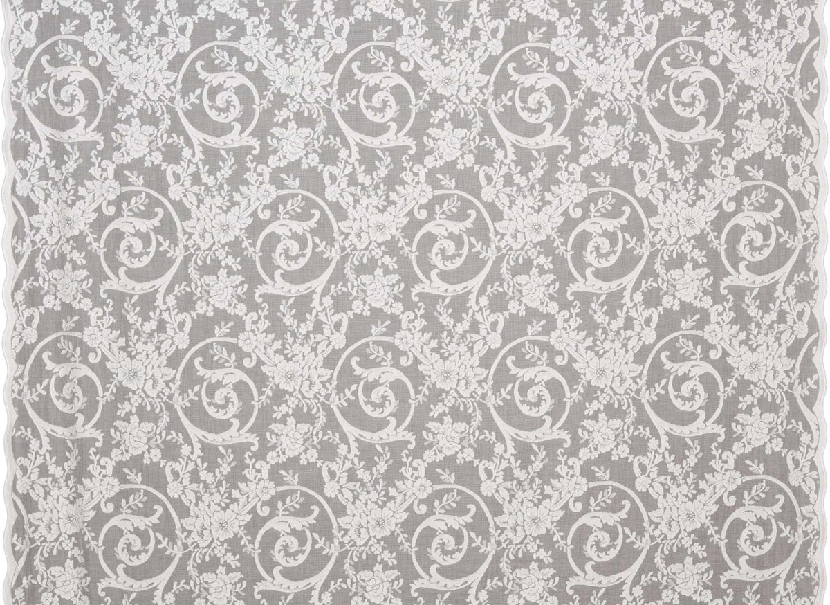 Черно белая текстура узора для тюлей