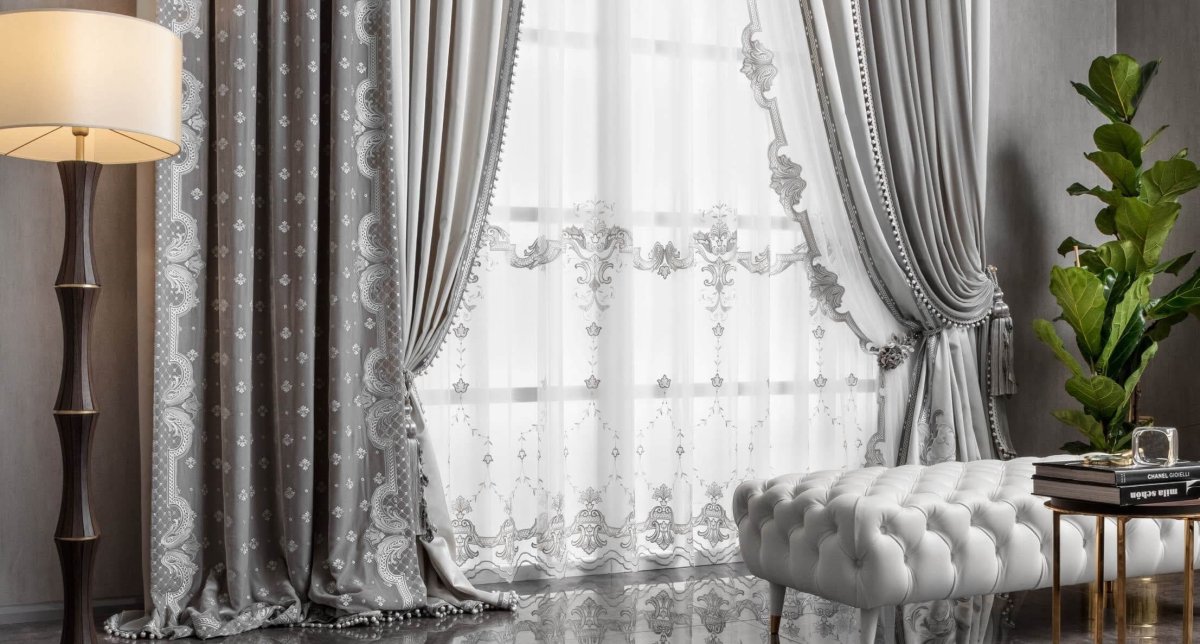 Портьерная ткань лен блэкаут ZG 102/31