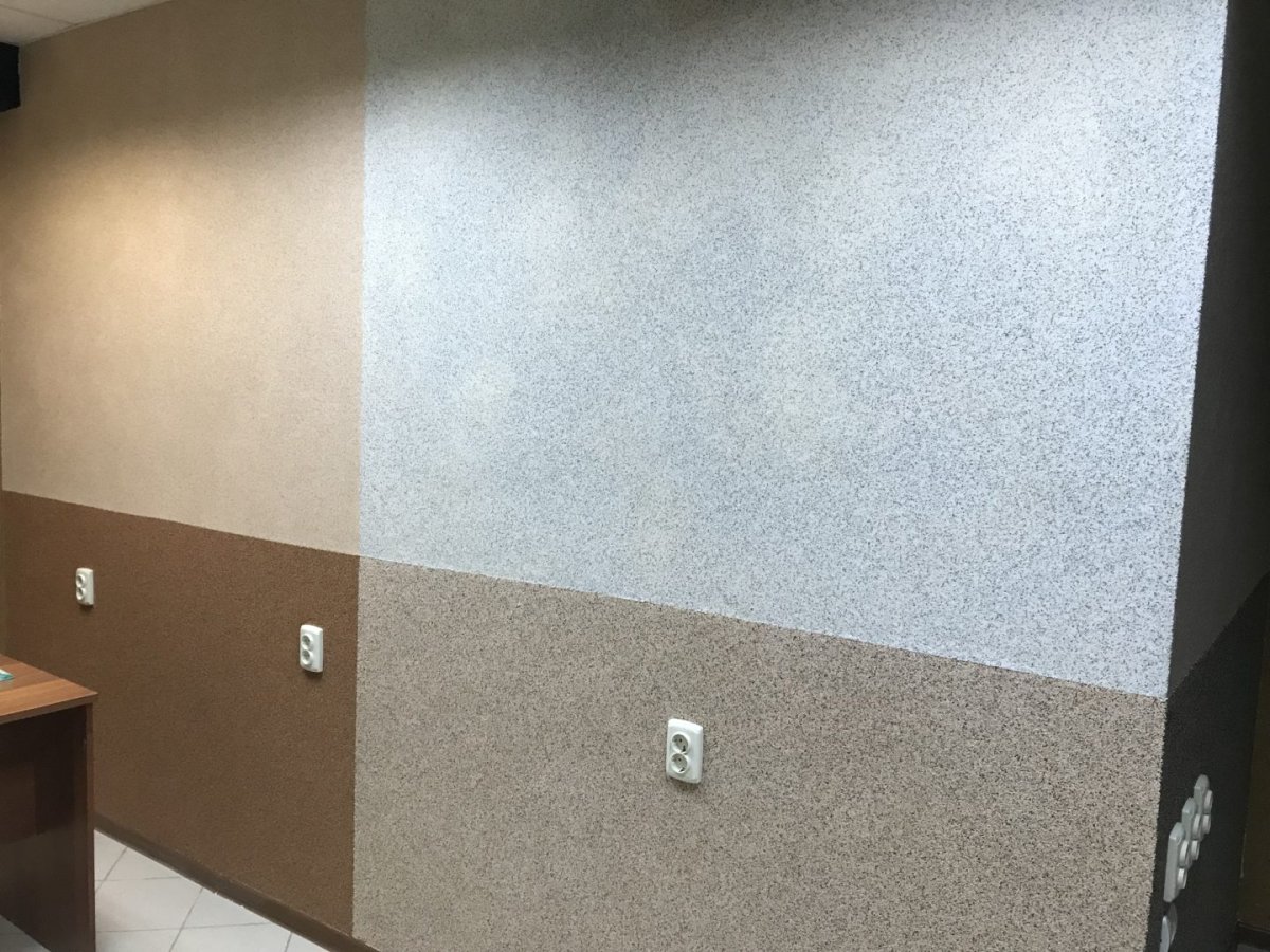 Декоративная штукатурка камешковая для внутренней отделки стен