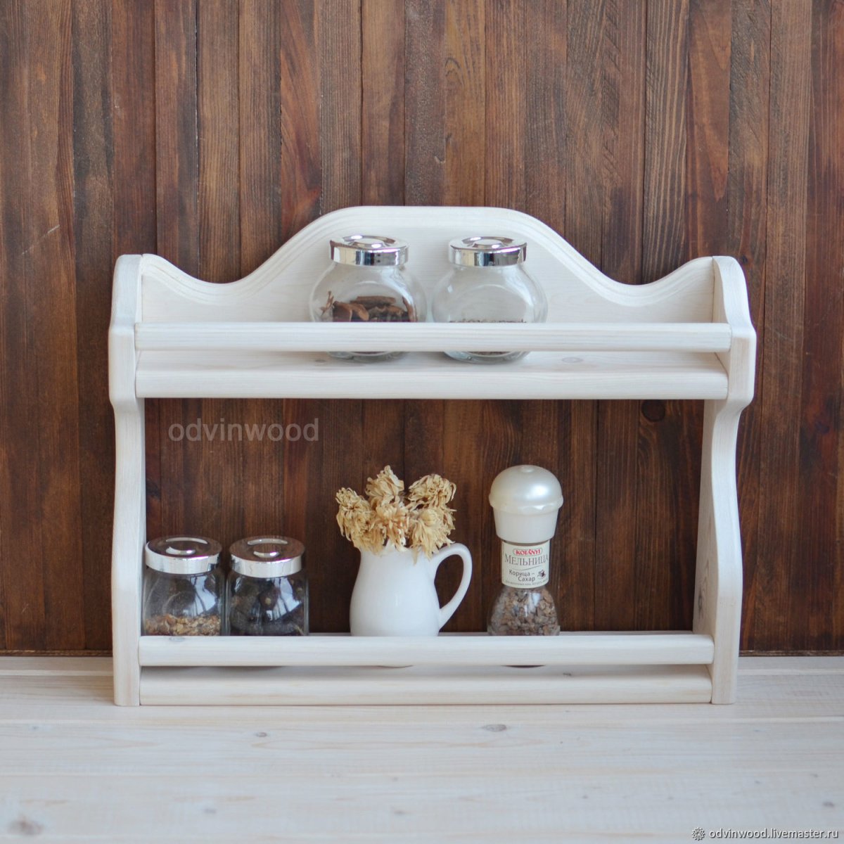 Декор кухонной полки