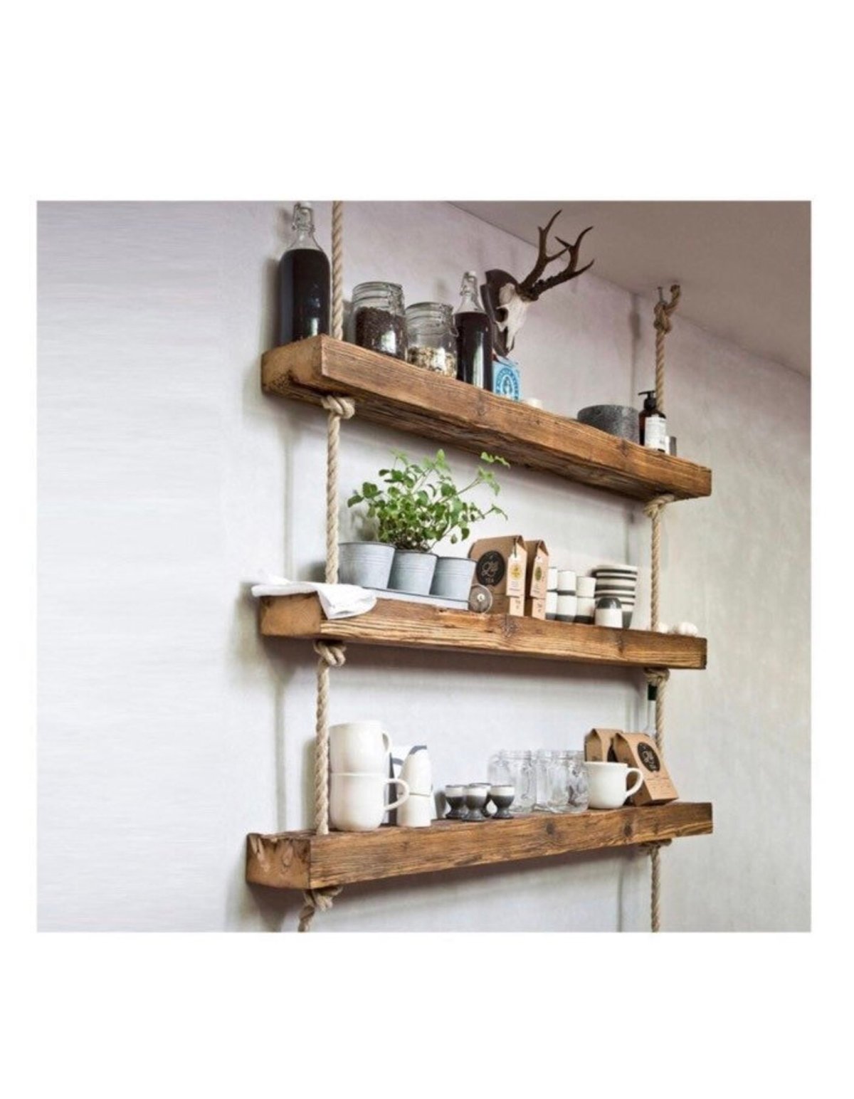 Полочка для специй деревянная