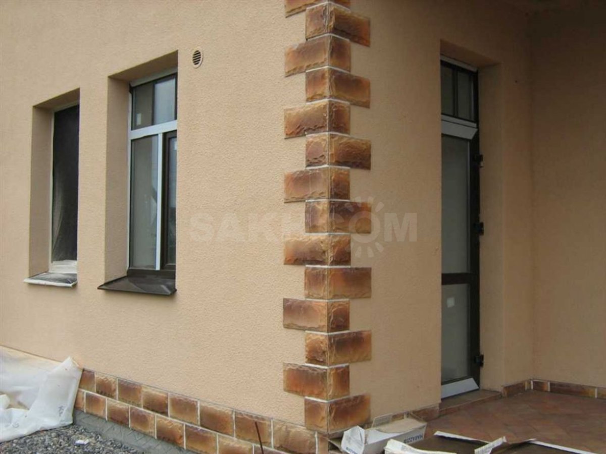 Фасады домов декоративной штукатуркой