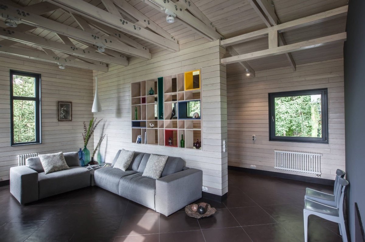 Белая вагонка на потолке