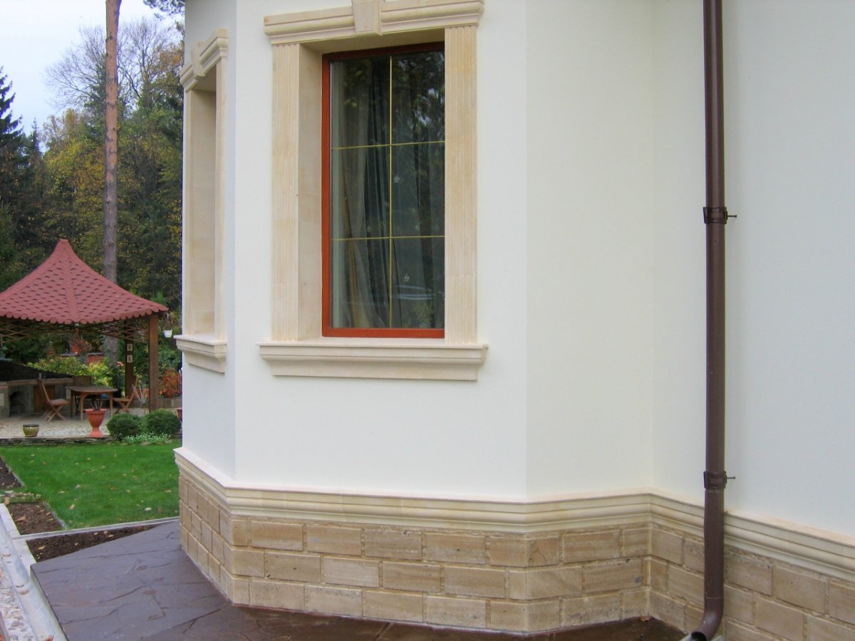 Декор из пенопласта для фасада