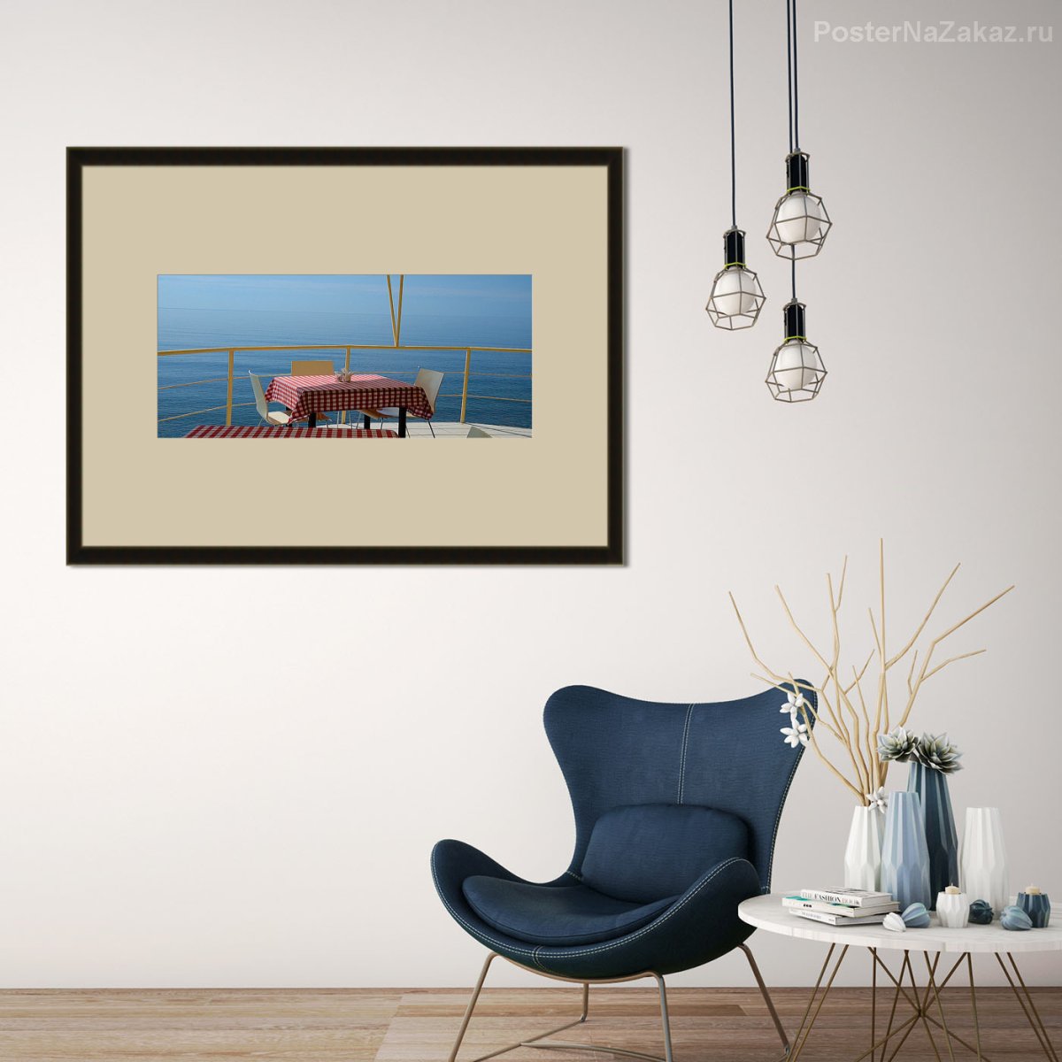 Миниатюра картина в интерьере