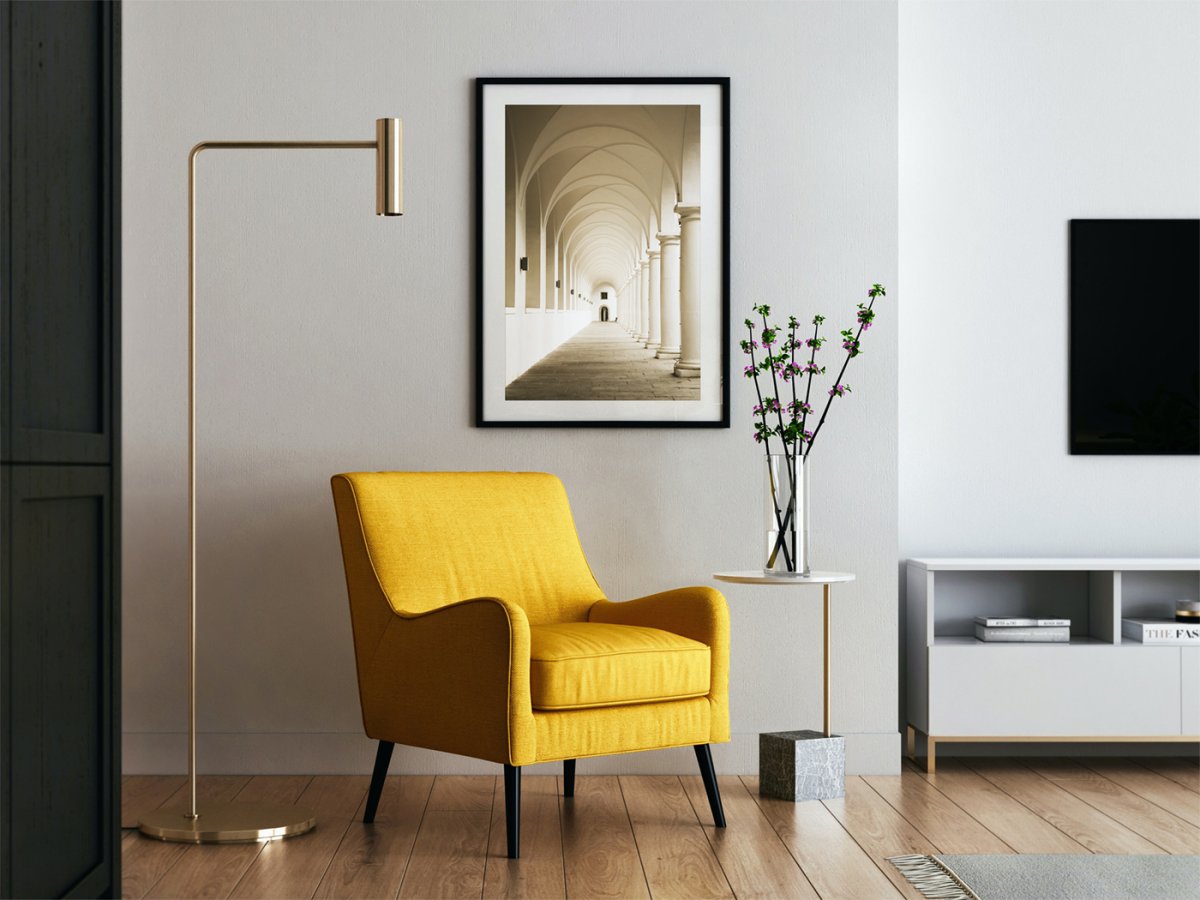 Мокап портрет на холсте