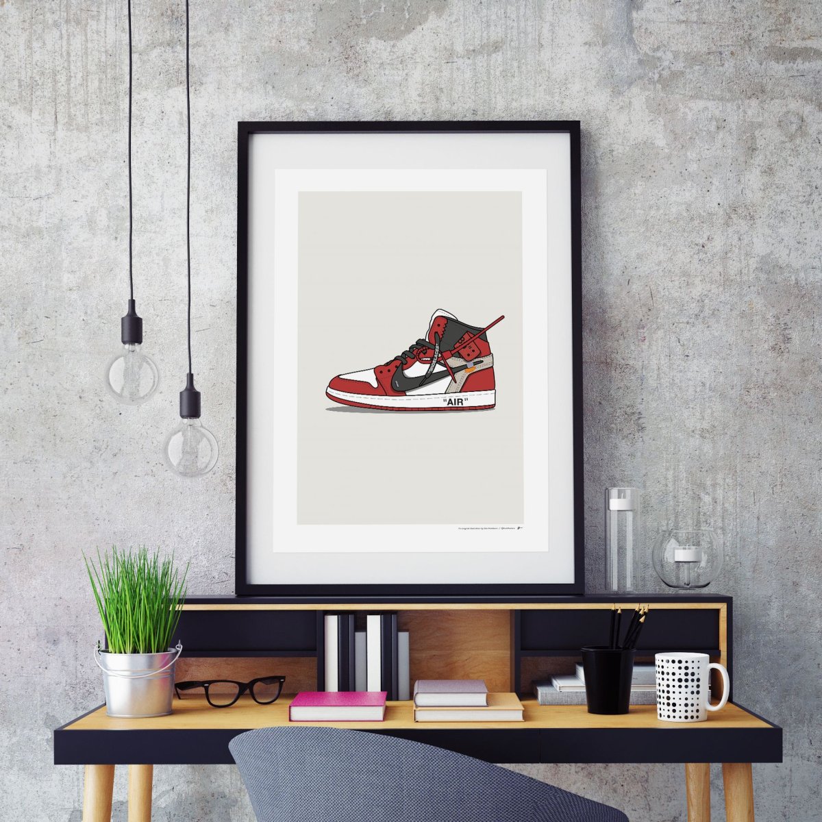 Картина в интерьере Freepik