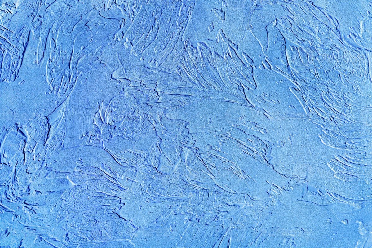 Декоративная штукатурка голубая