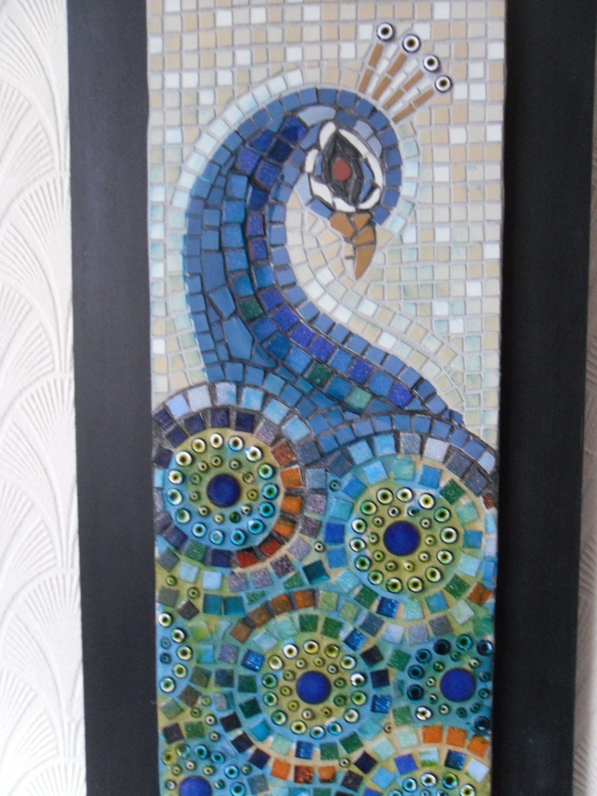 Панно с элементами мозаики