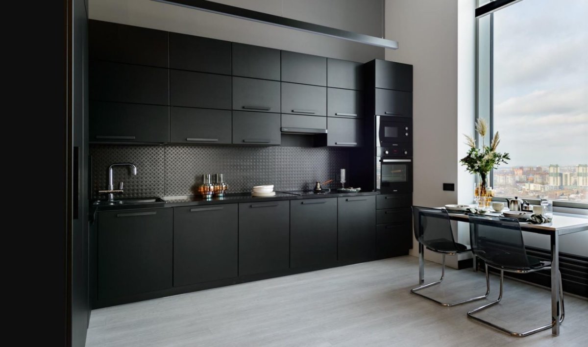 Кухни в минималистическом стиле с островом