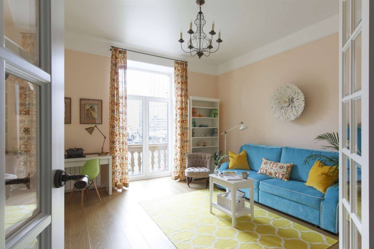 Уютная гостиная в квартире