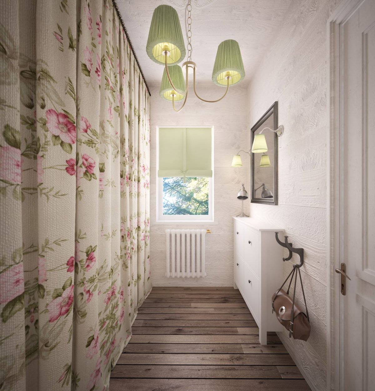 Прихожая Кантри Прованс интерьер