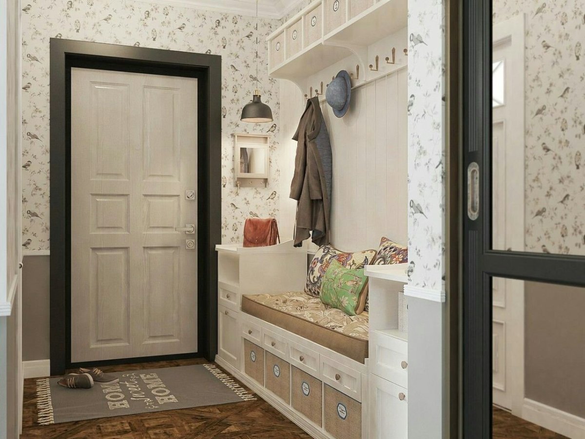 Коридор в стиле шебби Шик