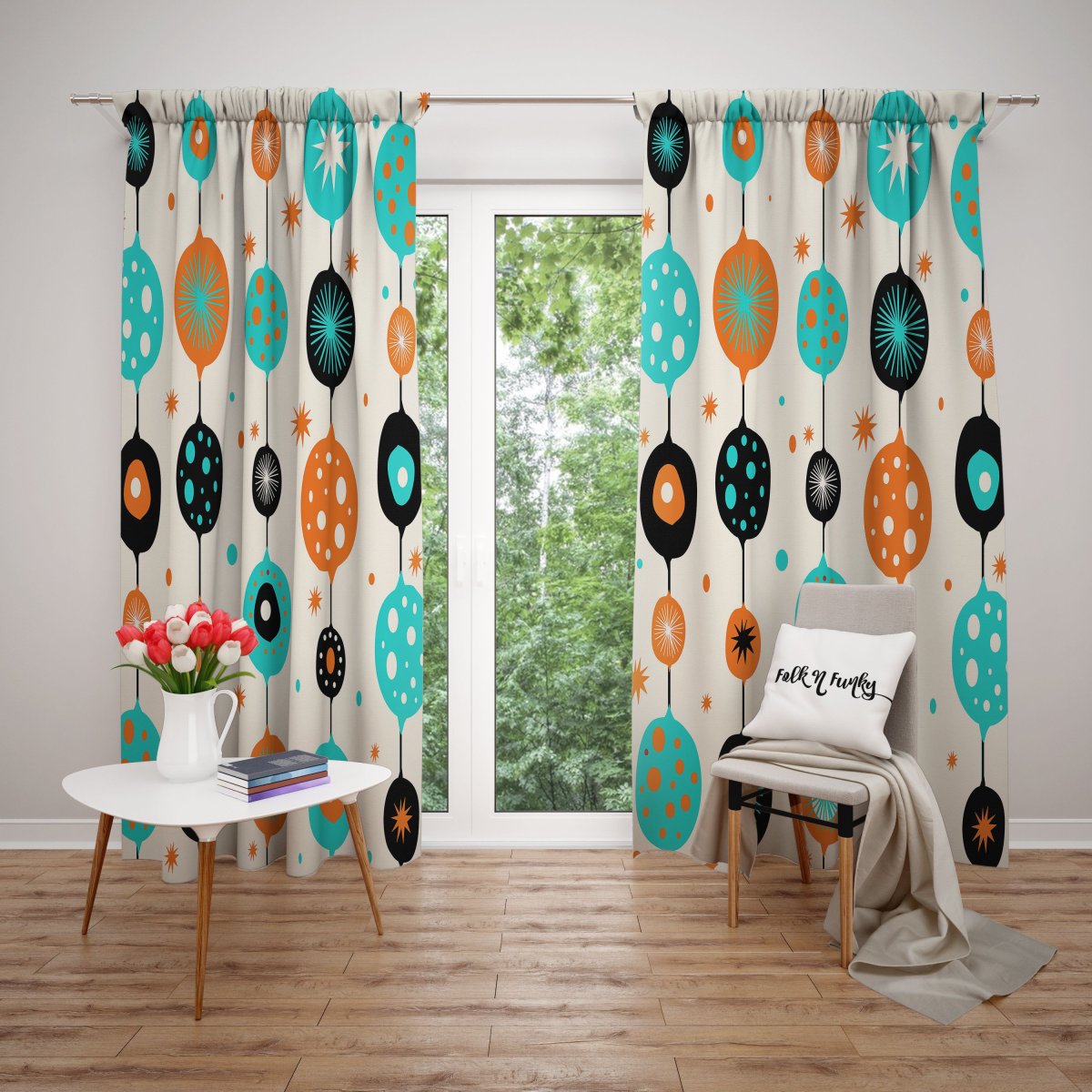 Шторы Mid Century Modern