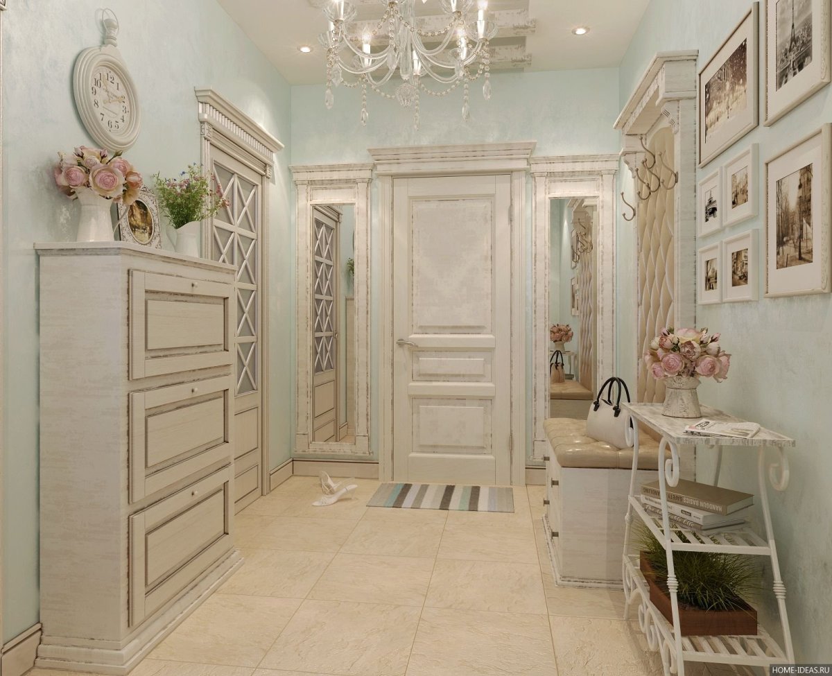 Холл в стиле Прованс в квартире