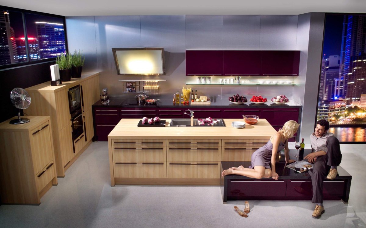 Компактный кухонный гарнитур