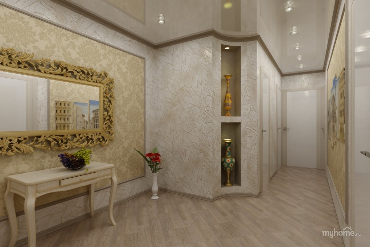 Декоративная штукатурка в Холл