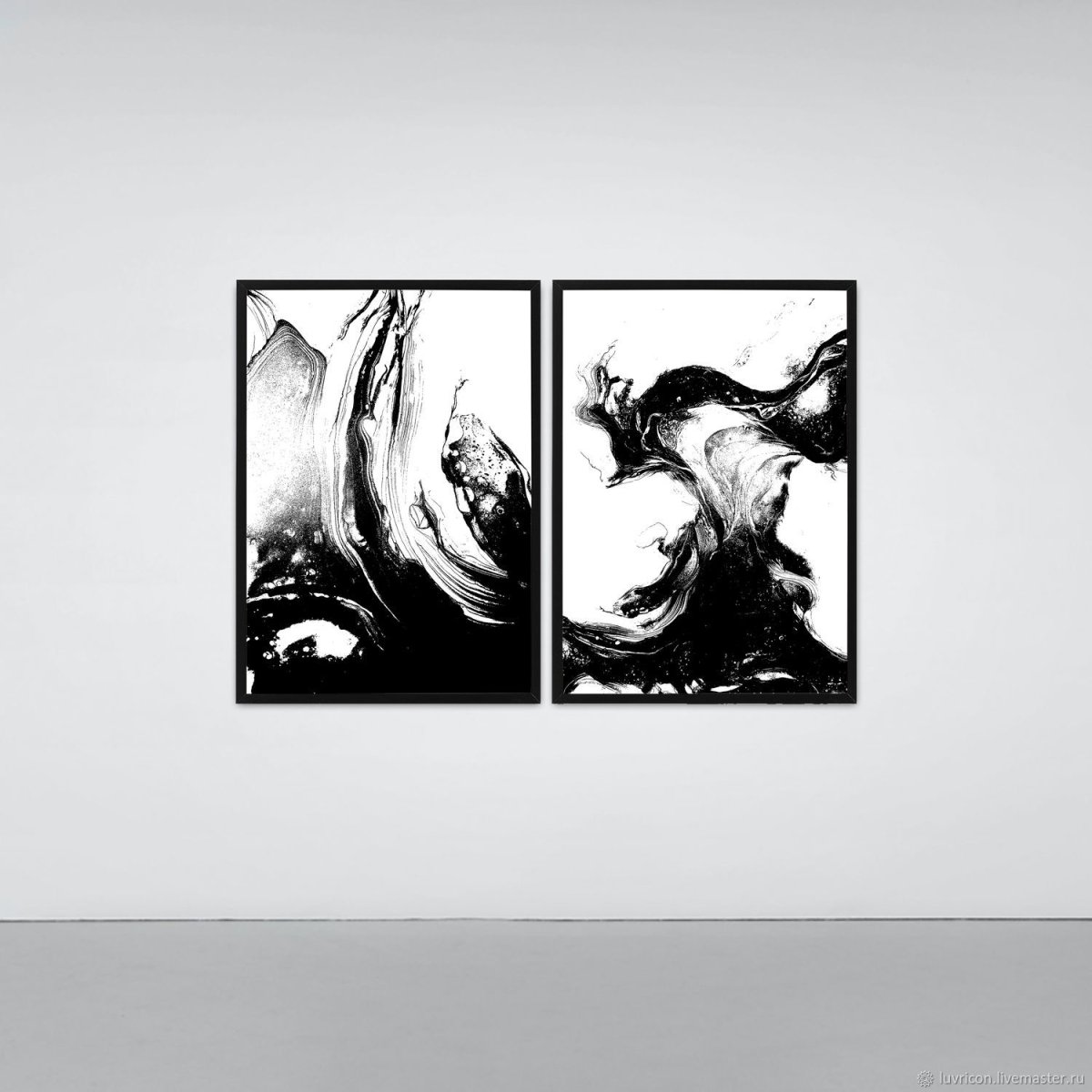 Черно белые картины