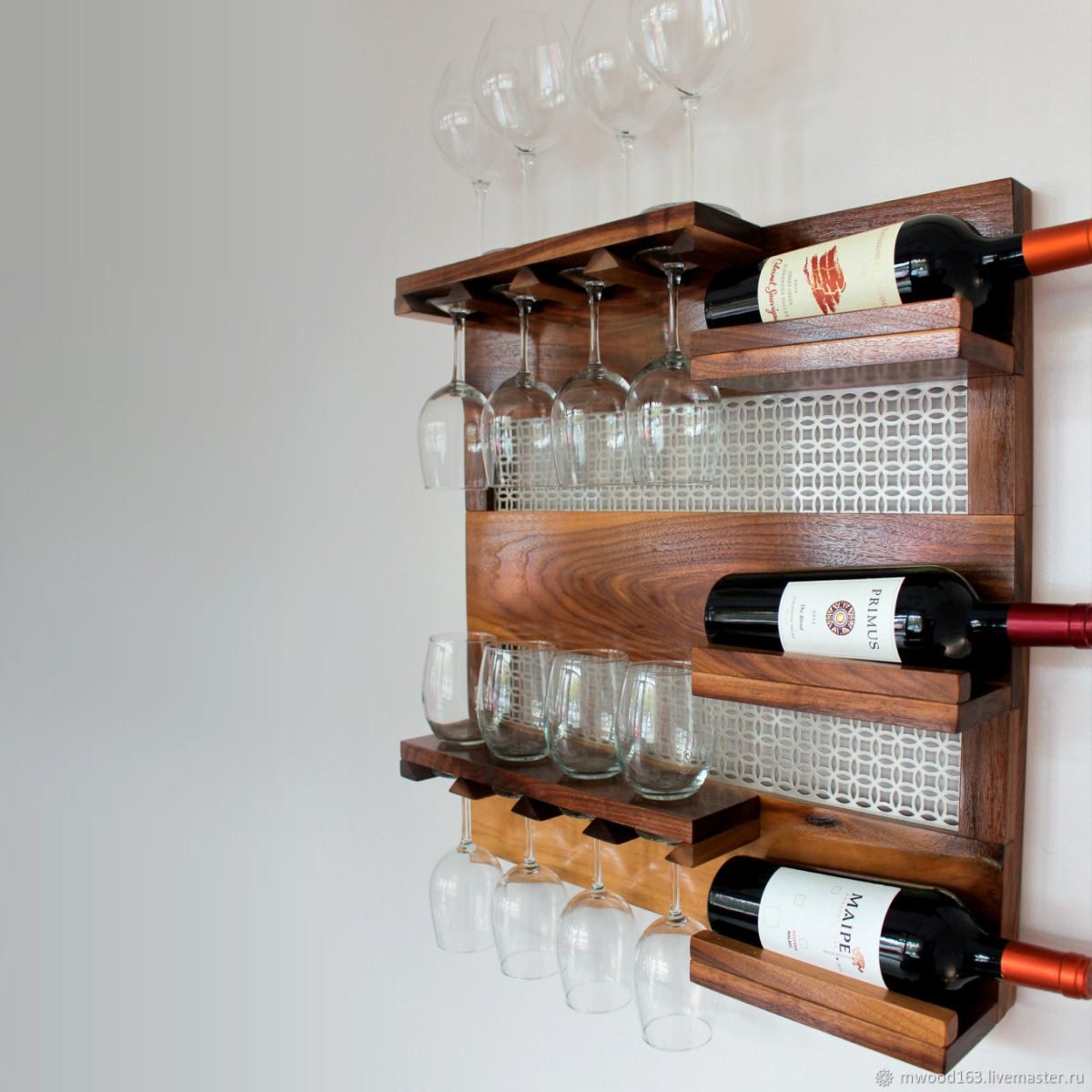Винные полки в интерьере