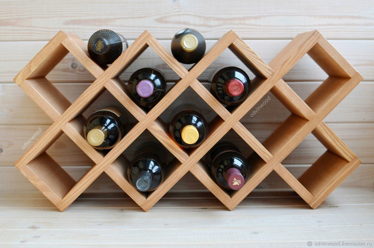 Креативные полки для вина