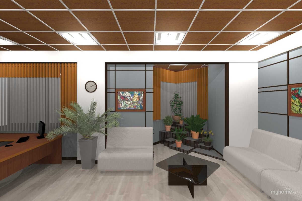 Приемная в офисе