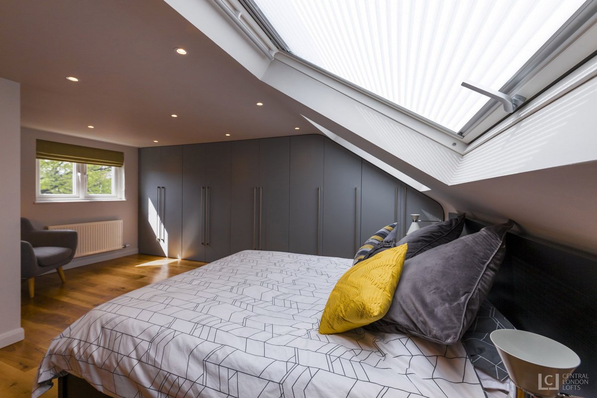 Интерьер мансарды