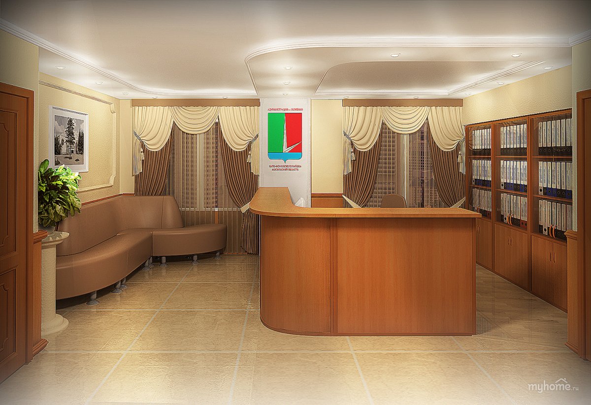 Приемная в офисе