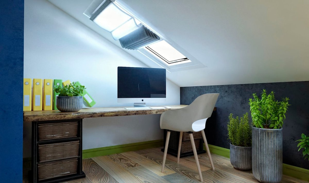 Маленькая гостиная на мансарде