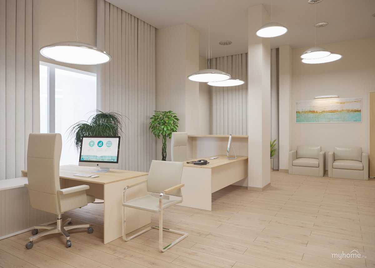 Кабинет директора и приемная в школе