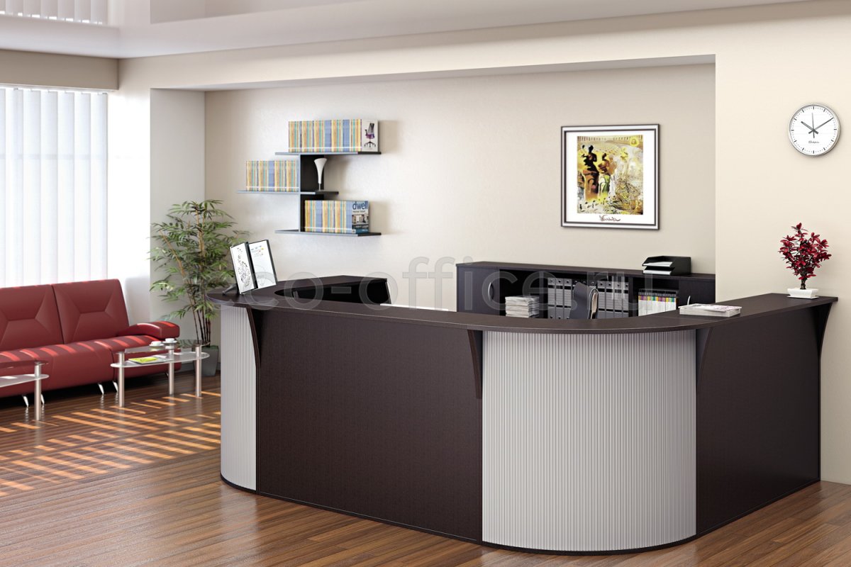 Интерьер приемной в гостинице