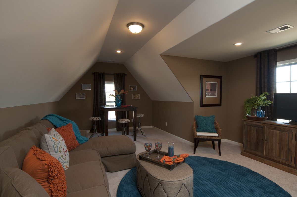 Мансардные окна в интерьере