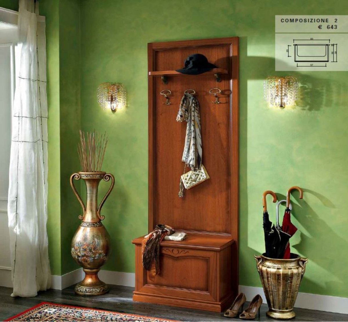 Прихожая из старой двери