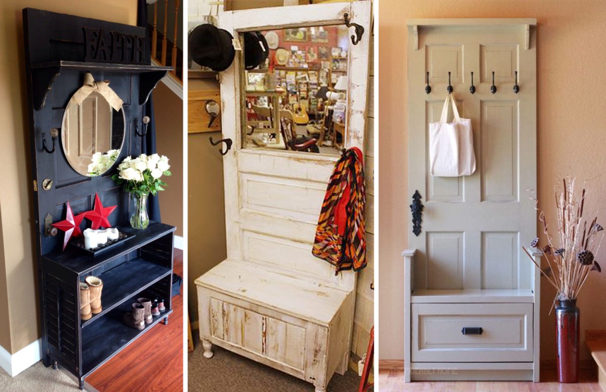 Прихожая в стиле ретро