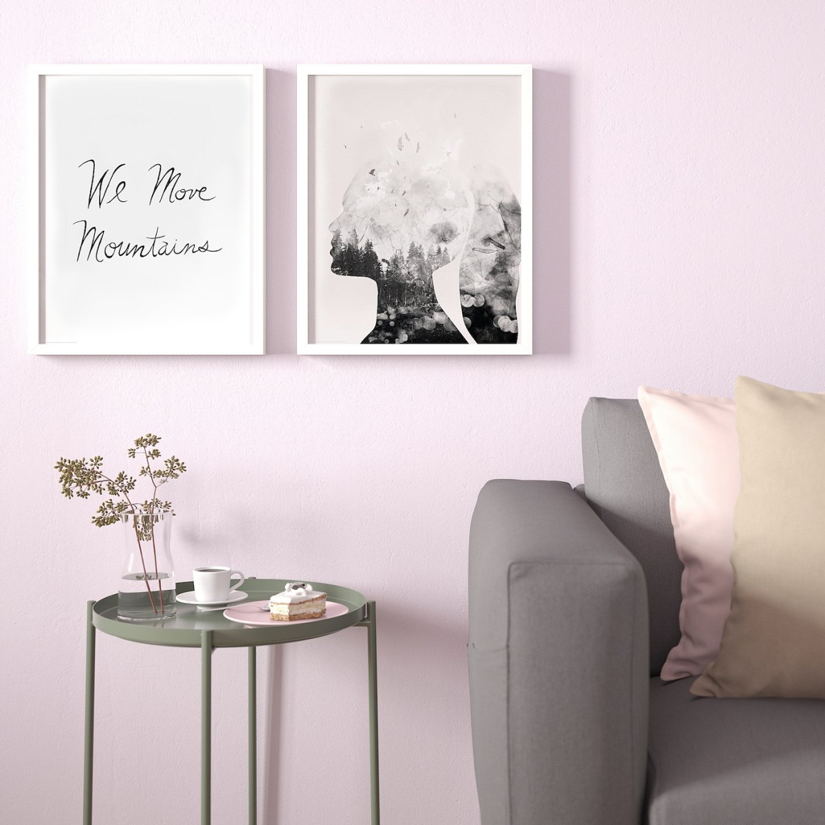 Икеевские постеры в интерьере 200