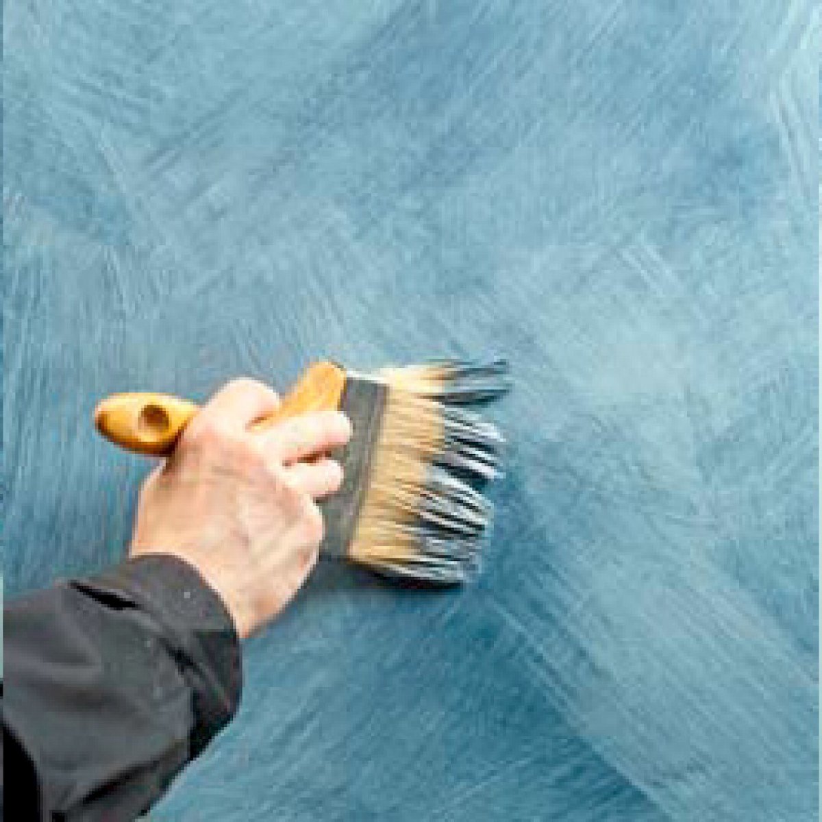 Декоративная штукатурка кисточкой