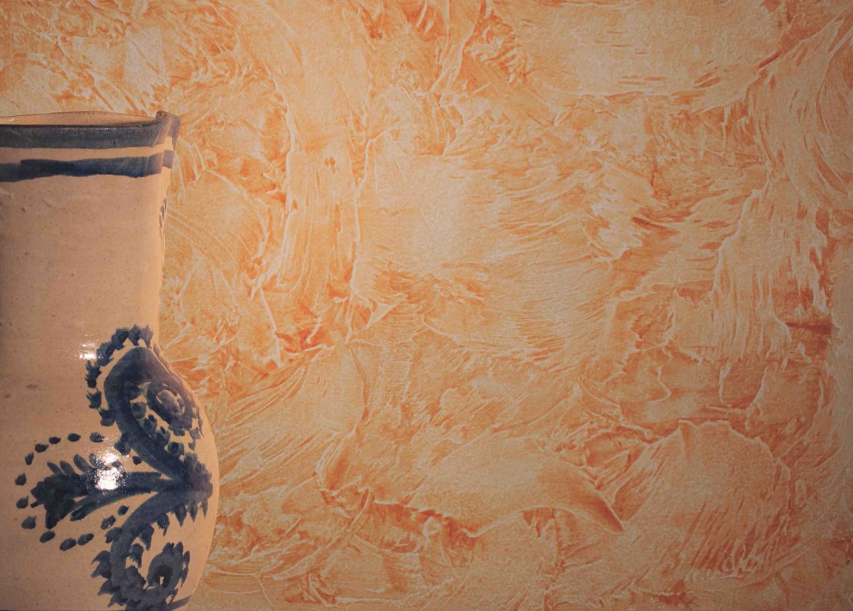 Скульптурная живопись мастихином роза