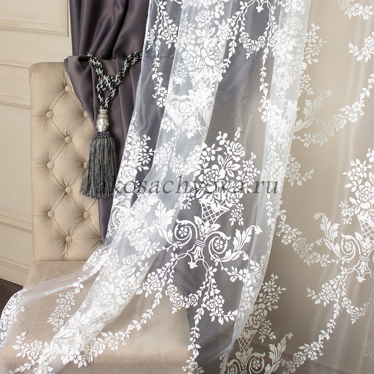 Тюль кружевная