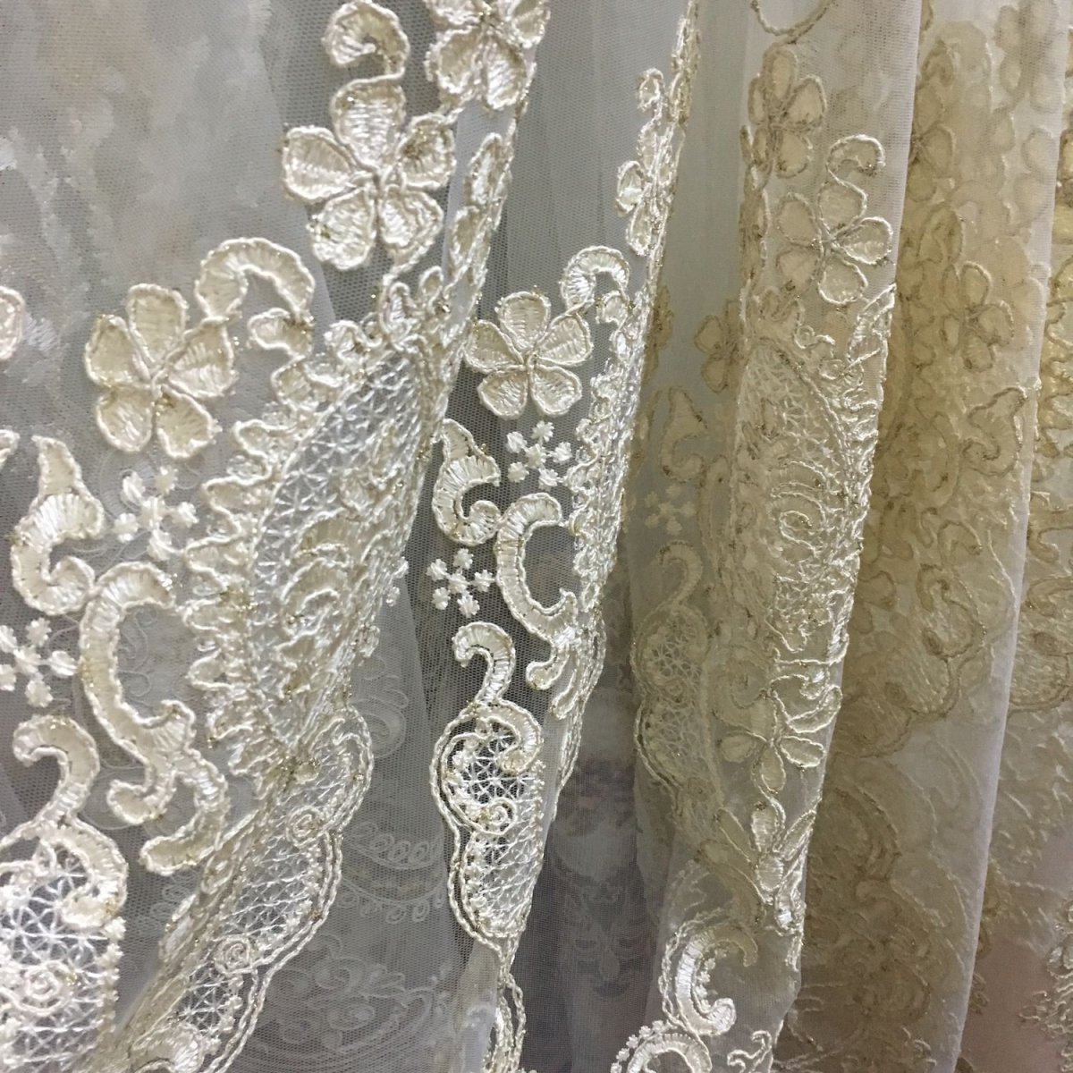 Тюль «w1203d» изумруд