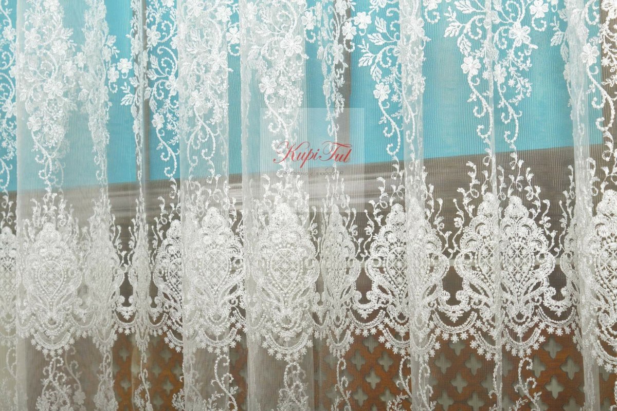 Тюль Снежная Королева 3д