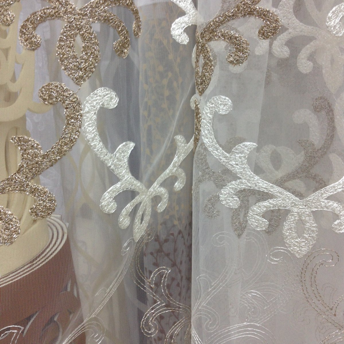 Тюль кружево на сетке в интерьере