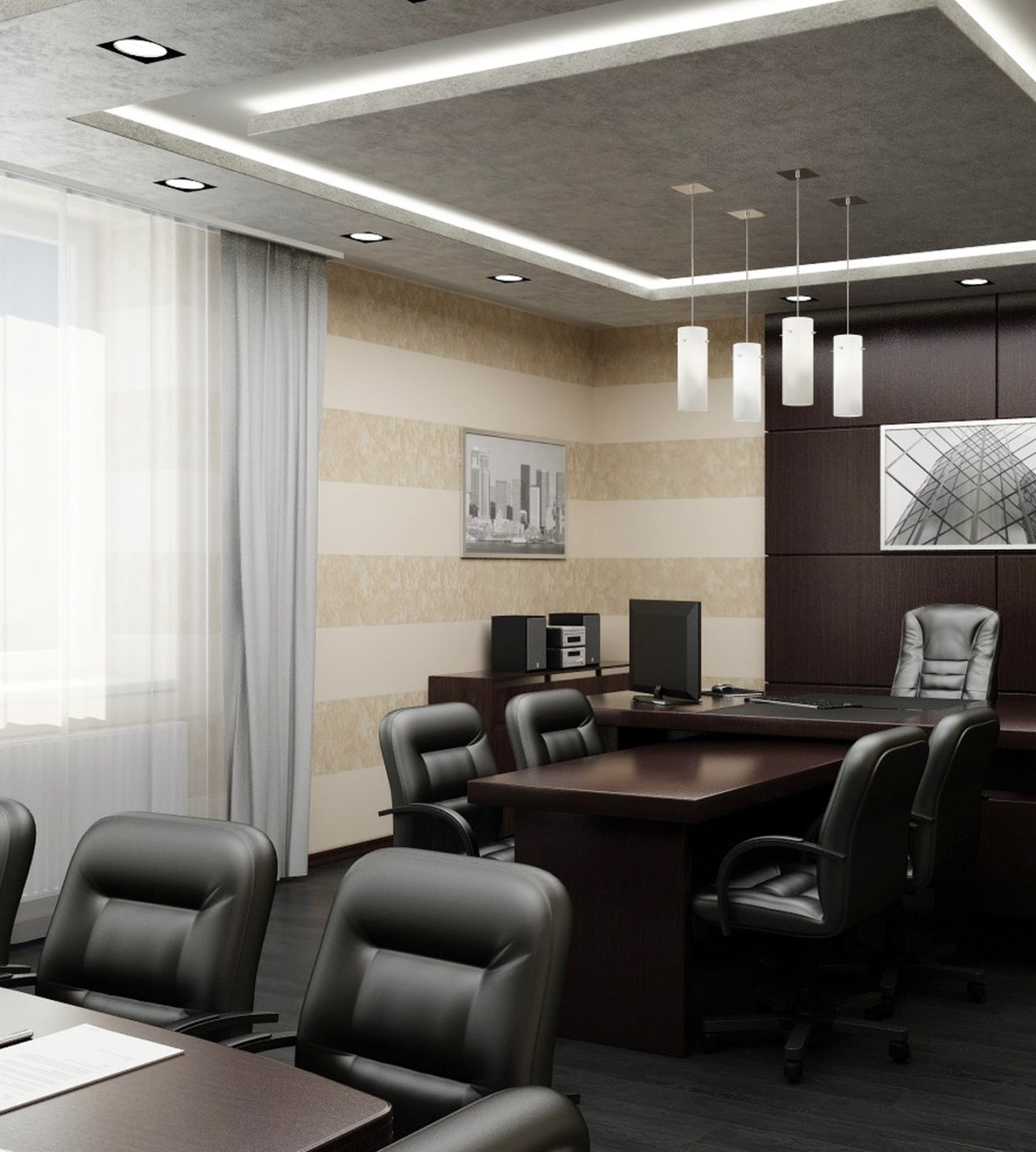 Кабинет начальника с кухней