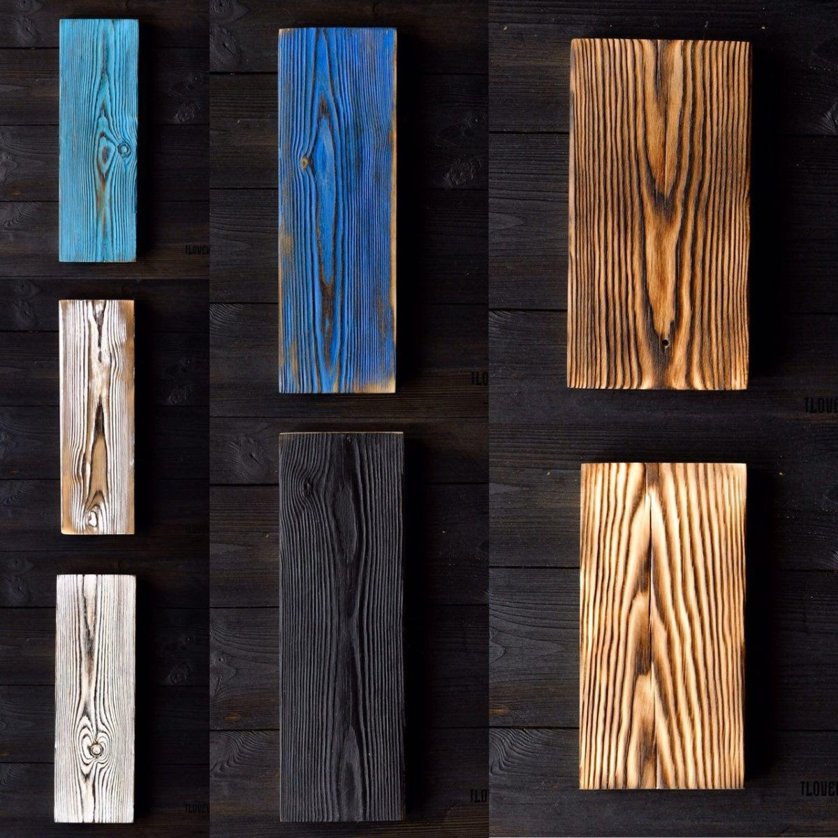 Бруски из дерева для декора