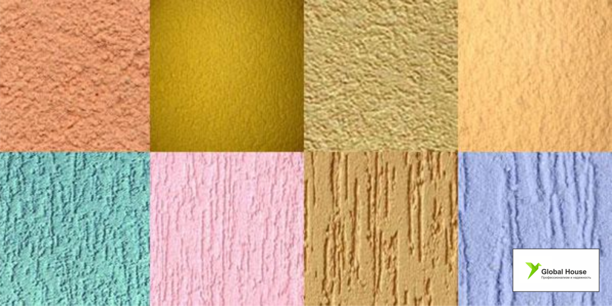 Фасадная штукатурка короед барашек