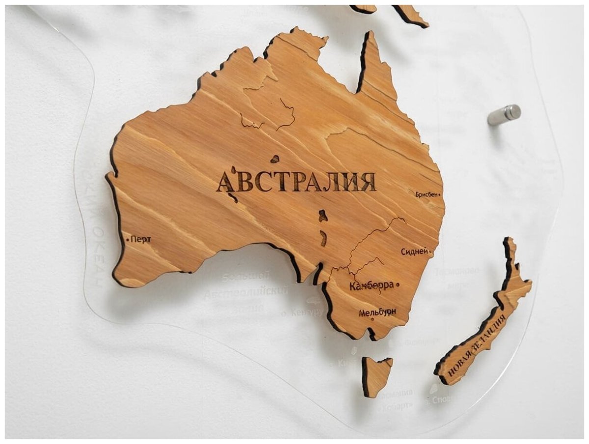 Карта из дерева
