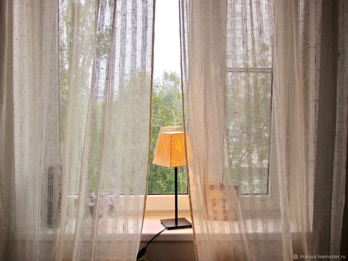 Тюль с подхватом