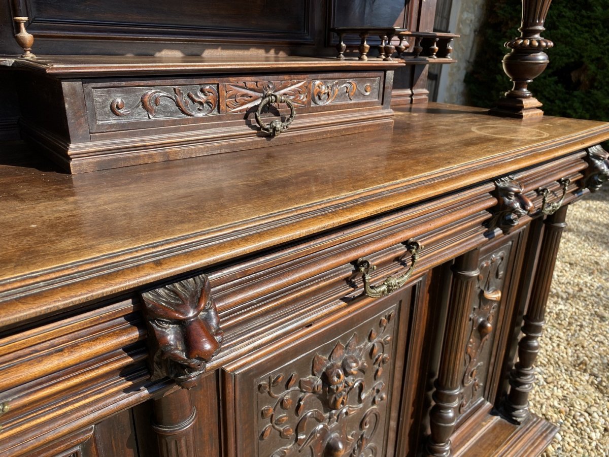 Буфет антикварный Франция стиль Ренессанс