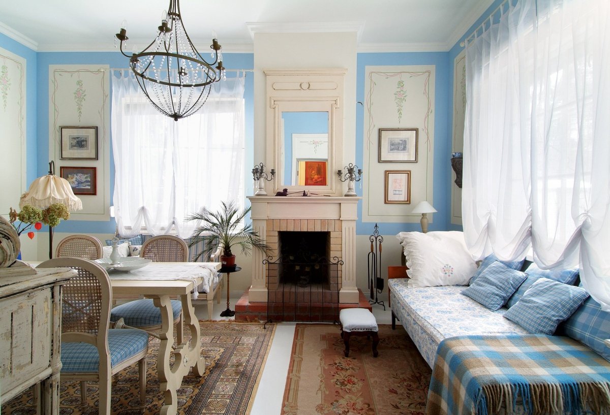 Интерьер в стиле русской усадьбы