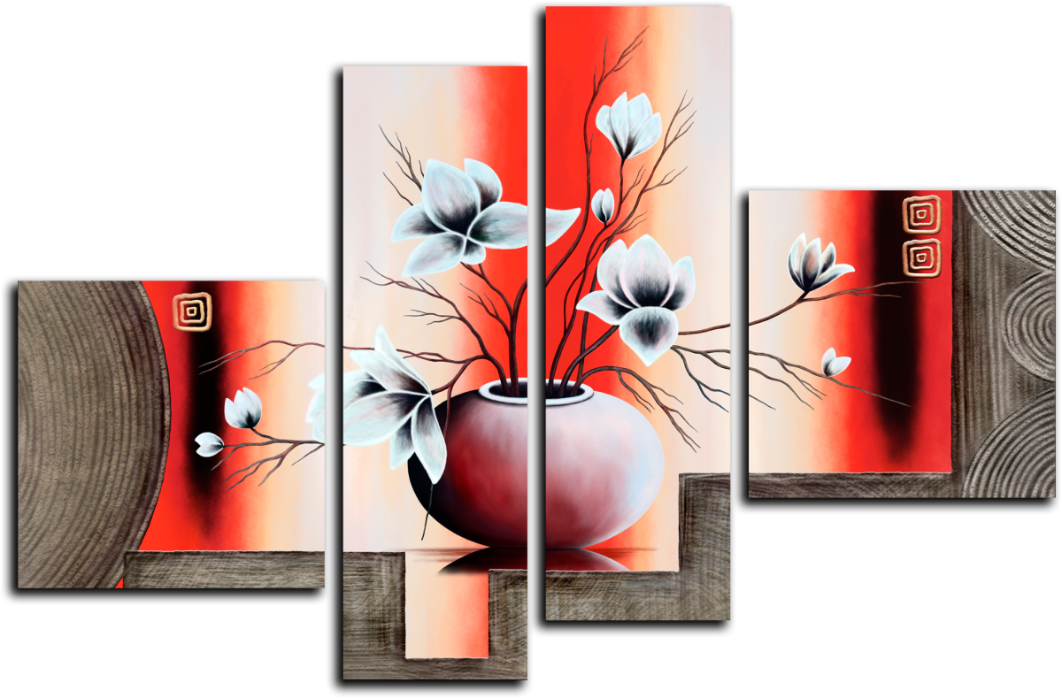 Цветная абстракция для интерьера триптих