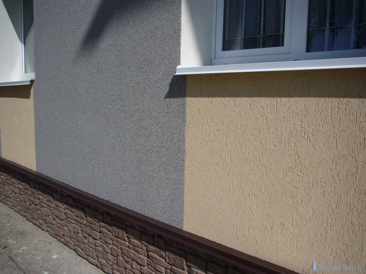 Мраморная штукатурка для фасада